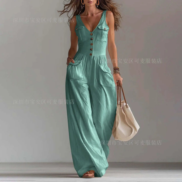 Savannah™ | Utility Wide-Leg Jumpsuit