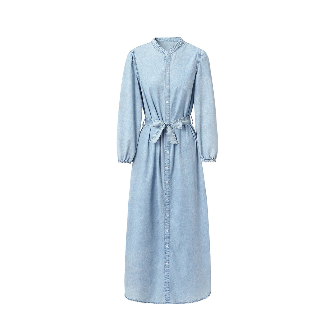 Blake | Soft Denim Maxi Dress