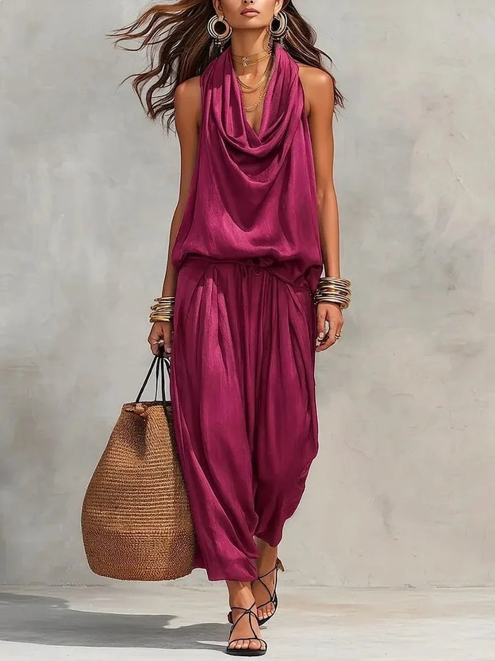 Marbella™ | Sleeveless Wide-Leg Jumpsuit