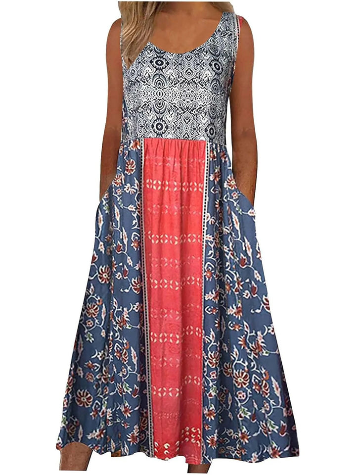 Bo | Boho Floral Pocket Sundress