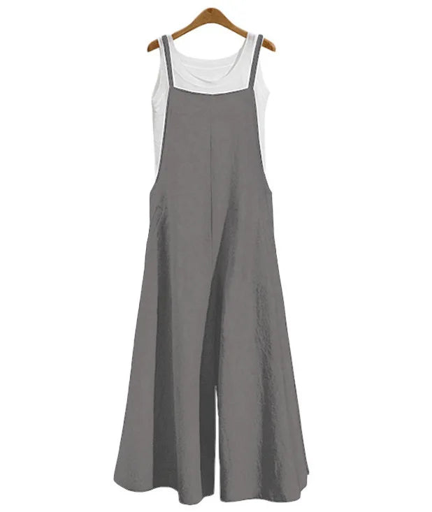 Harlow | Wide-Leg Linen Jumpsuit