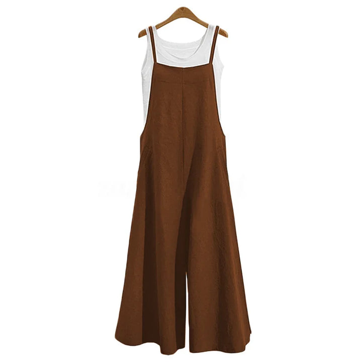Harlow | Wide-Leg Linen Jumpsuit