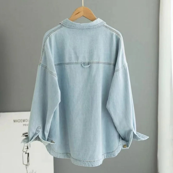 Kae | Loose Denim Blouse