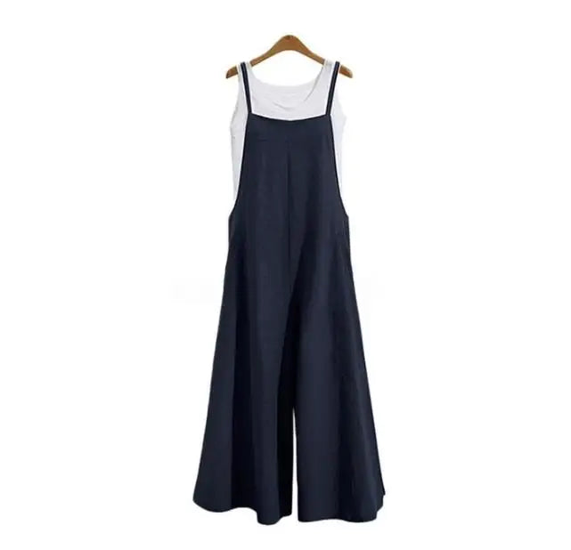 Harlow | Wide-Leg Linen Jumpsuit