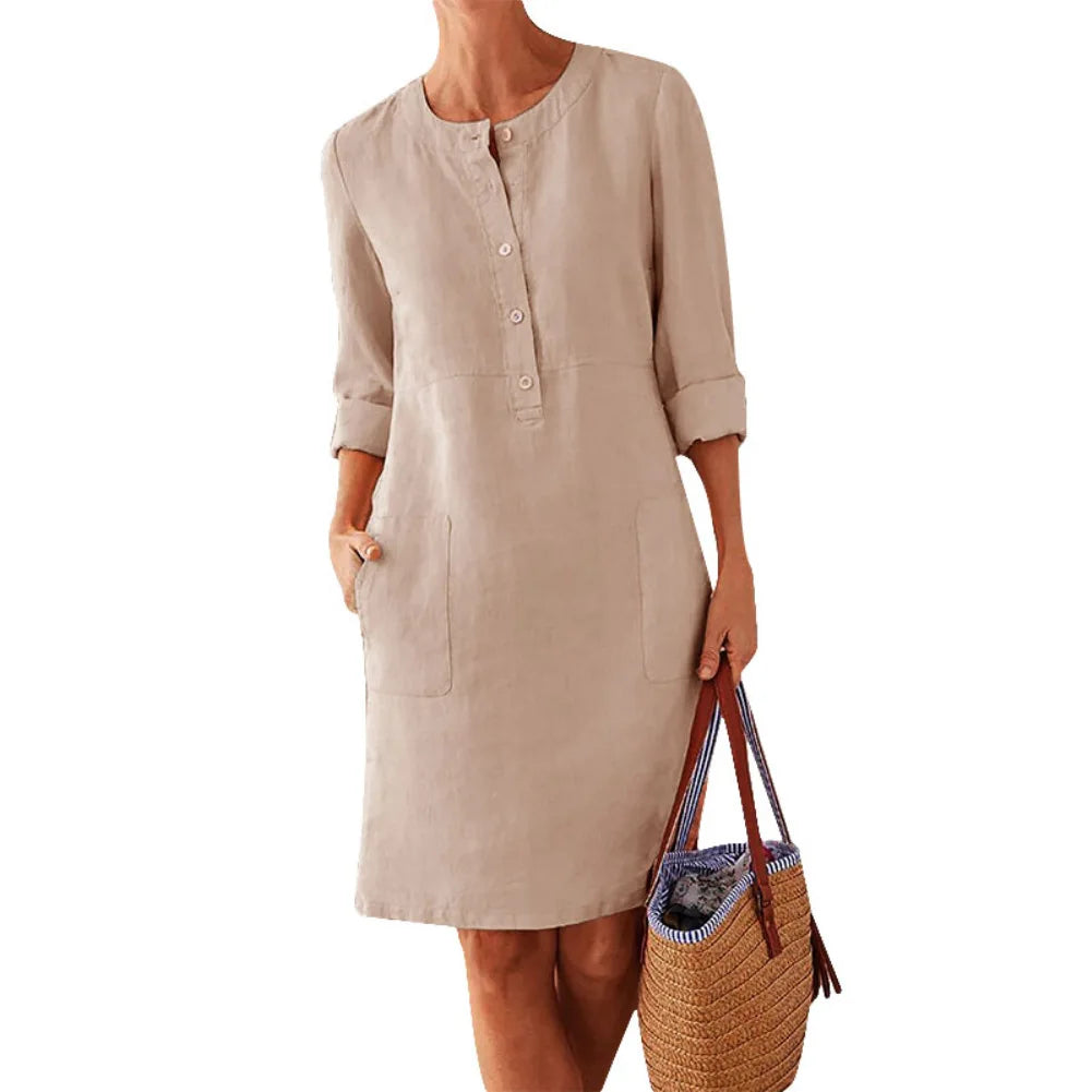 Tessa | Long Sleeve Tunic Dress
