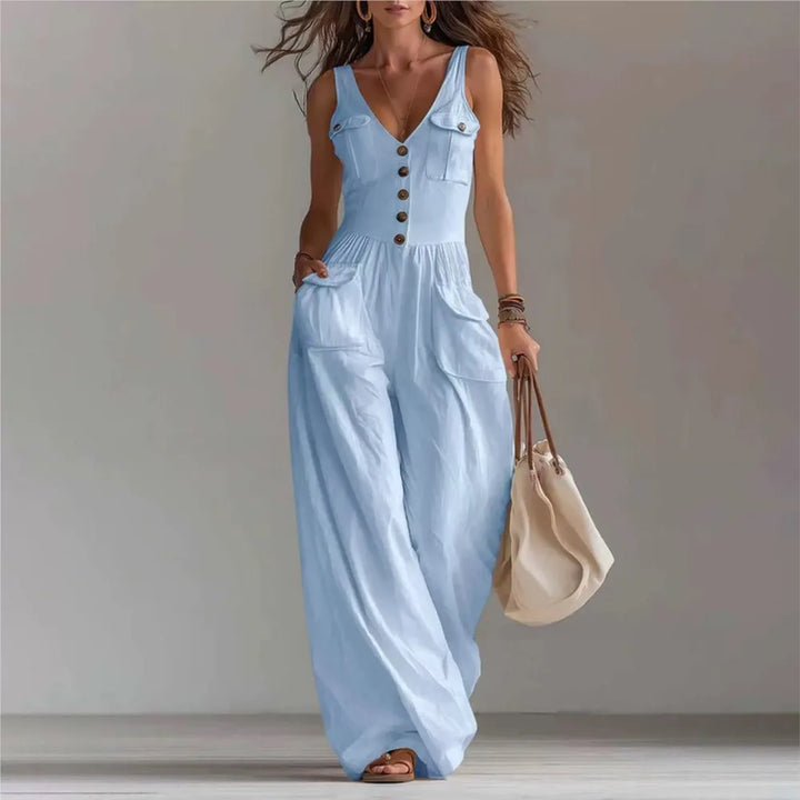 Savannah™ | Utility Wide-Leg Jumpsuit