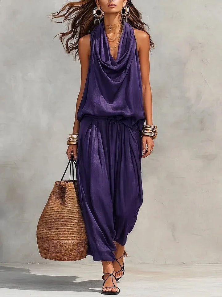 Marbella™ | Sleeveless Wide-Leg Jumpsuit