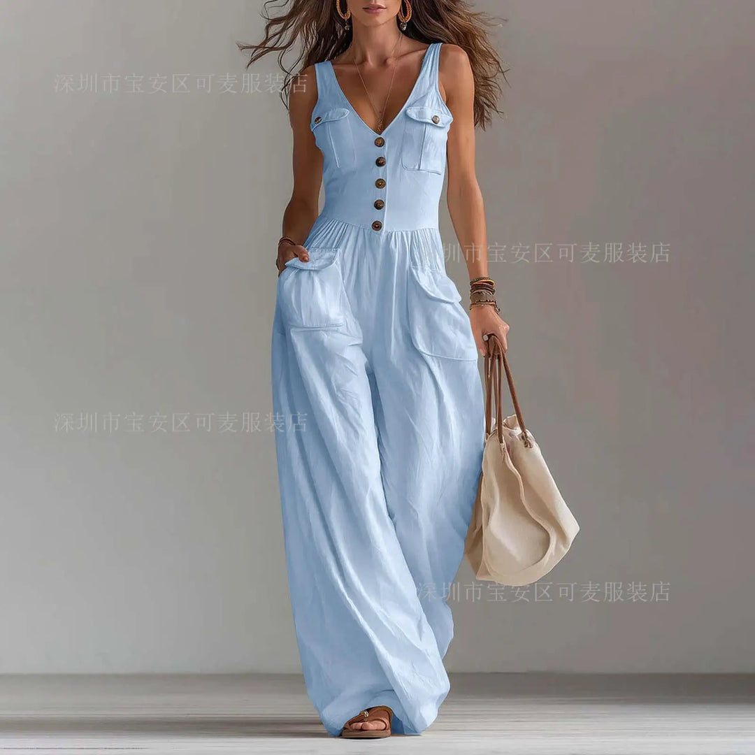 Savannah™ | Utility Wide-Leg Jumpsuit
