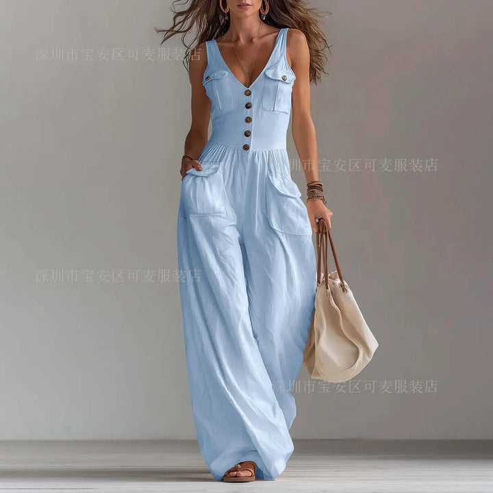 Savannah™ | Utility Wide-Leg Jumpsuit