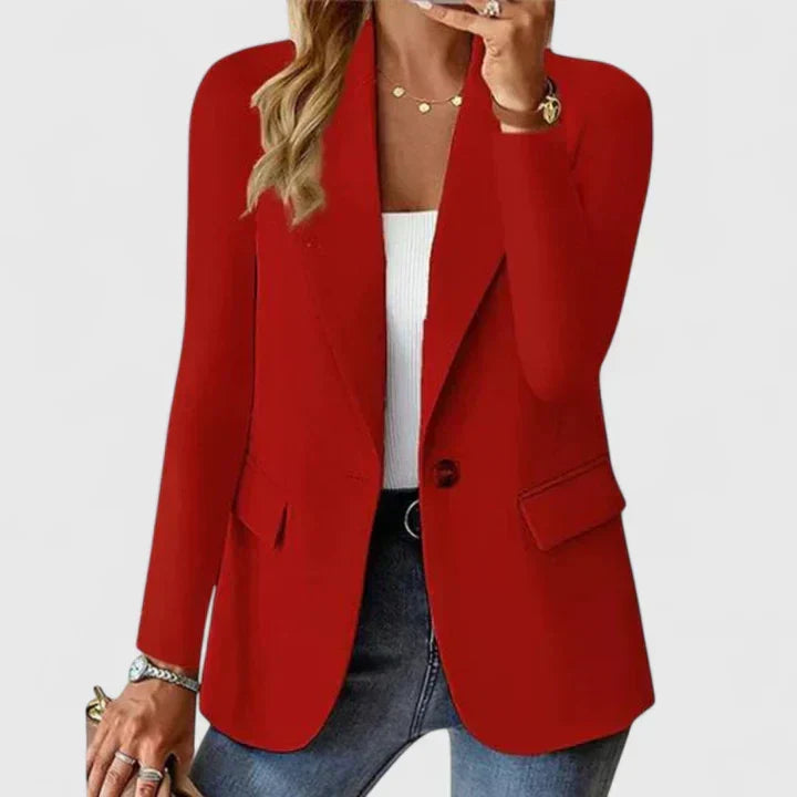 Women's Blazer | Lapel Single Button