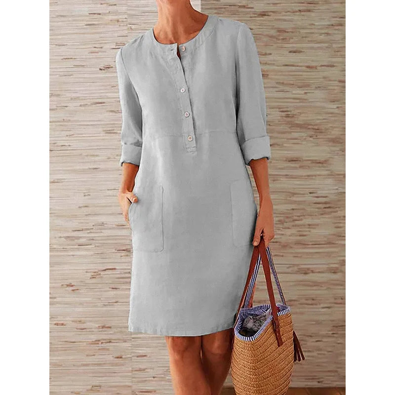 Tessa | Long Sleeve Tunic Dress