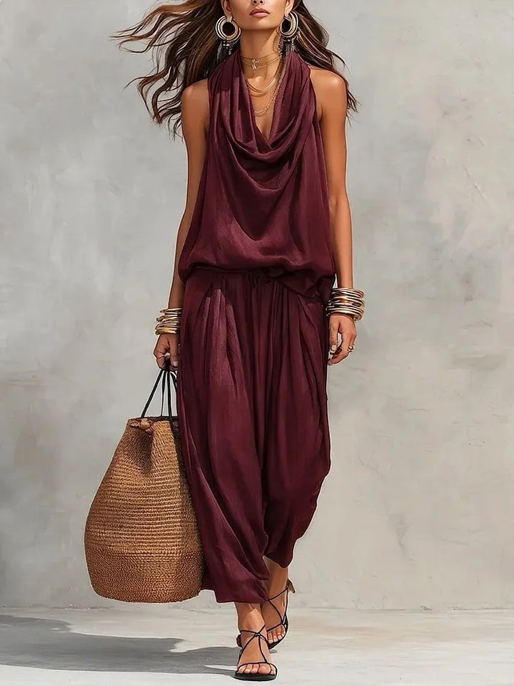 Marbella™ | Sleeveless Wide-Leg Jumpsuit