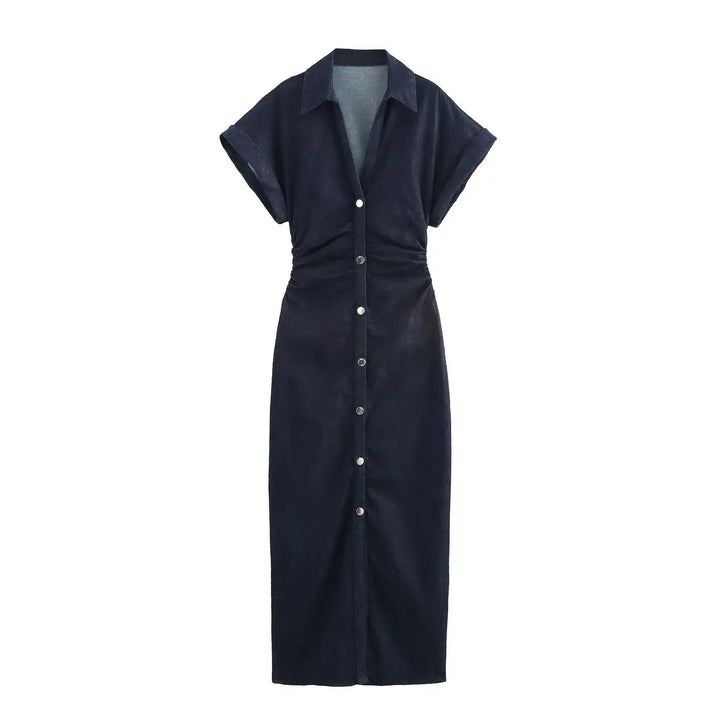 Etta | Denim Midi Dress