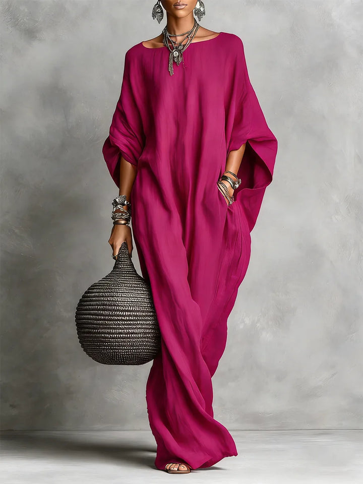 Marina™ Oversized Linen Maxi Dress