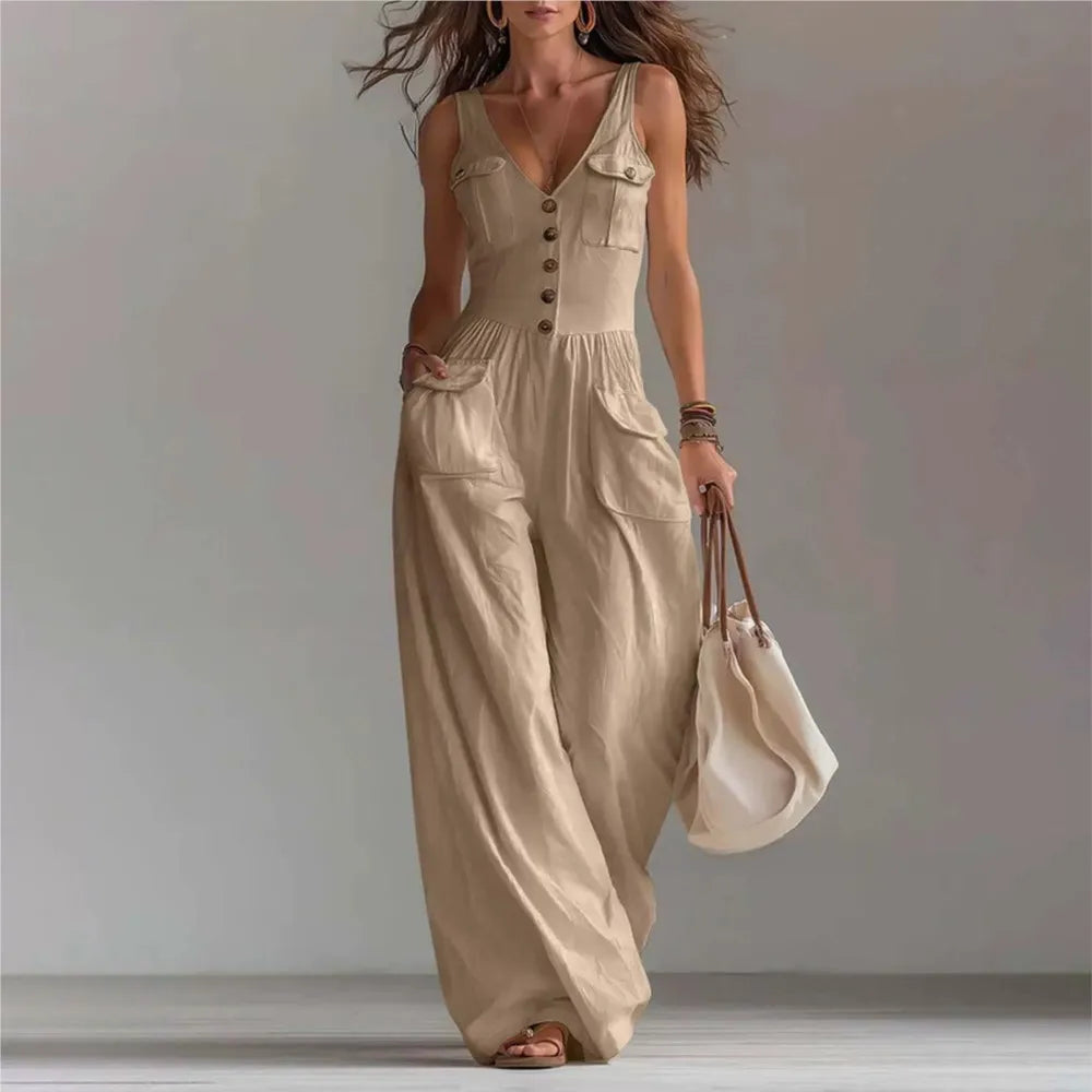 Savannah™ | Utility Wide-Leg Jumpsuit