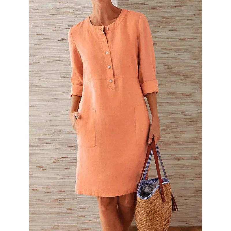 Tessa | Long Sleeve Tunic Dress