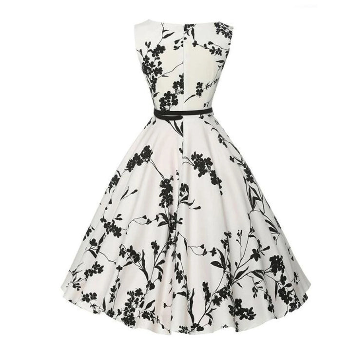 Greta | Retro Swing Floral Dress