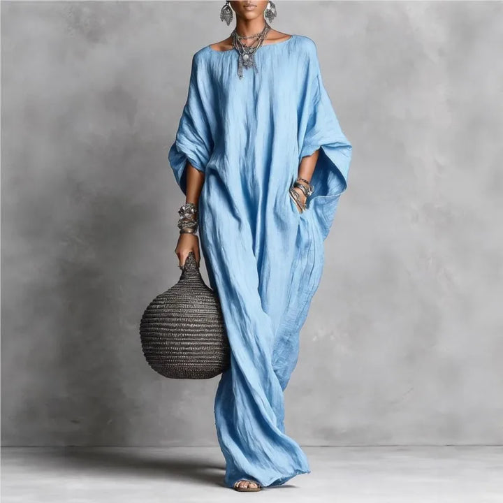 Marina™ Oversized Linen Maxi Dress