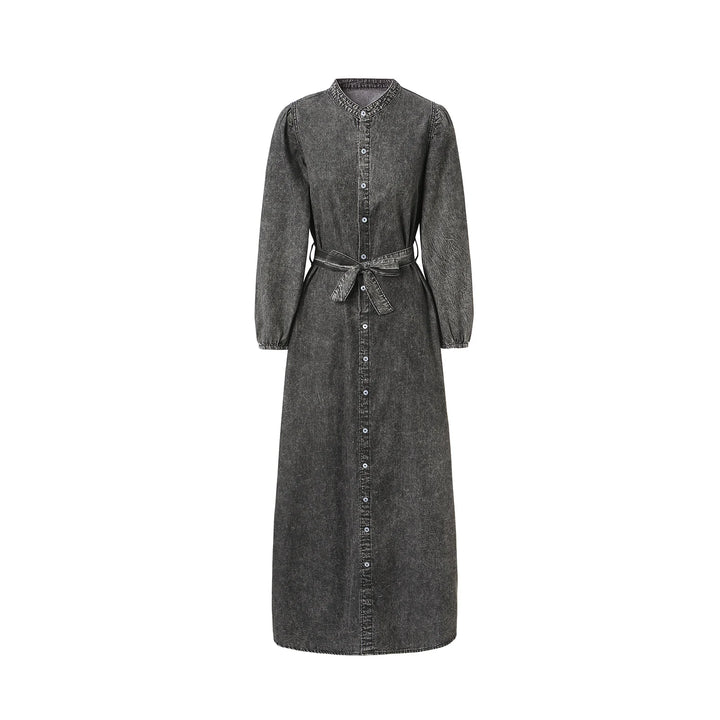 Blake | Soft Denim Maxi Dress