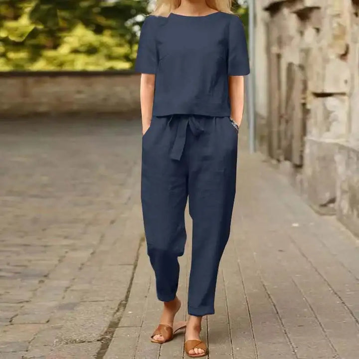 Rena | Tie-Waist Retro Set