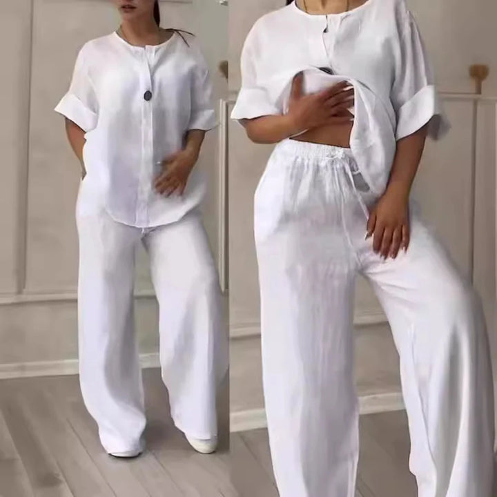 Lumi | Blouse & Wide-Leg Set