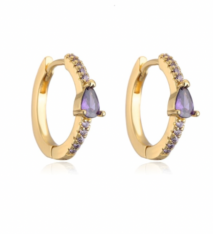 Devina Hoops | Purple