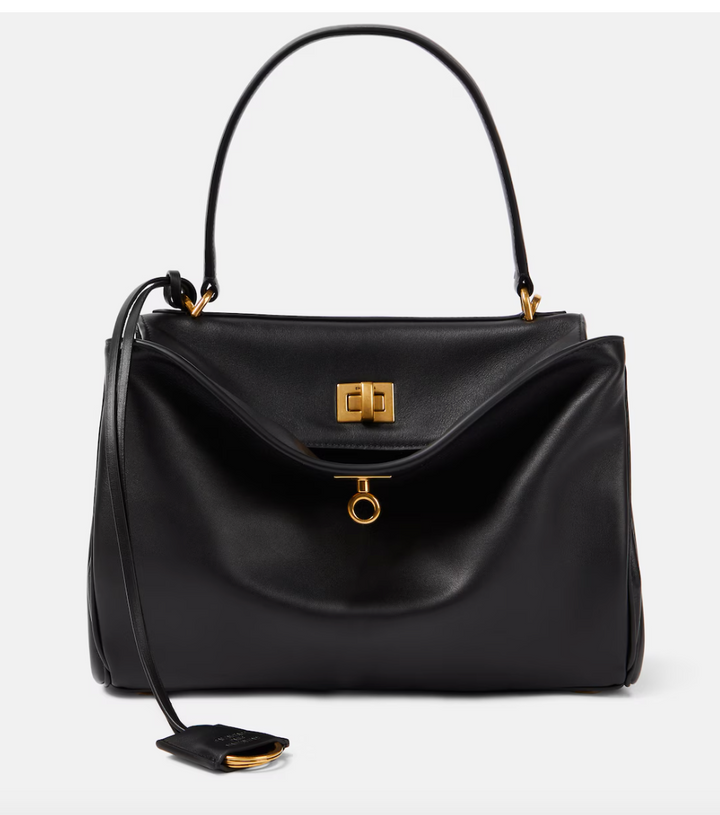 Luxurious vegan leather tote bag