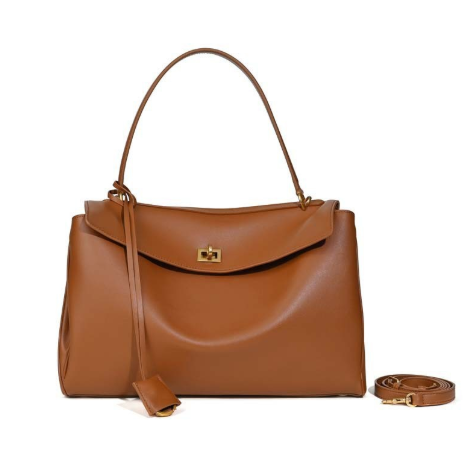 Luxurious vegan leather tote bag
