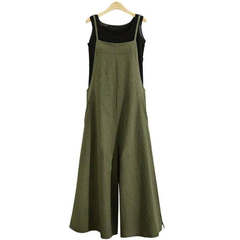 Harlow | Wide-Leg Linen Jumpsuit