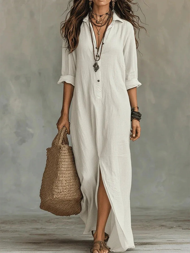 Eleanor™ Linen Maxi Dress
