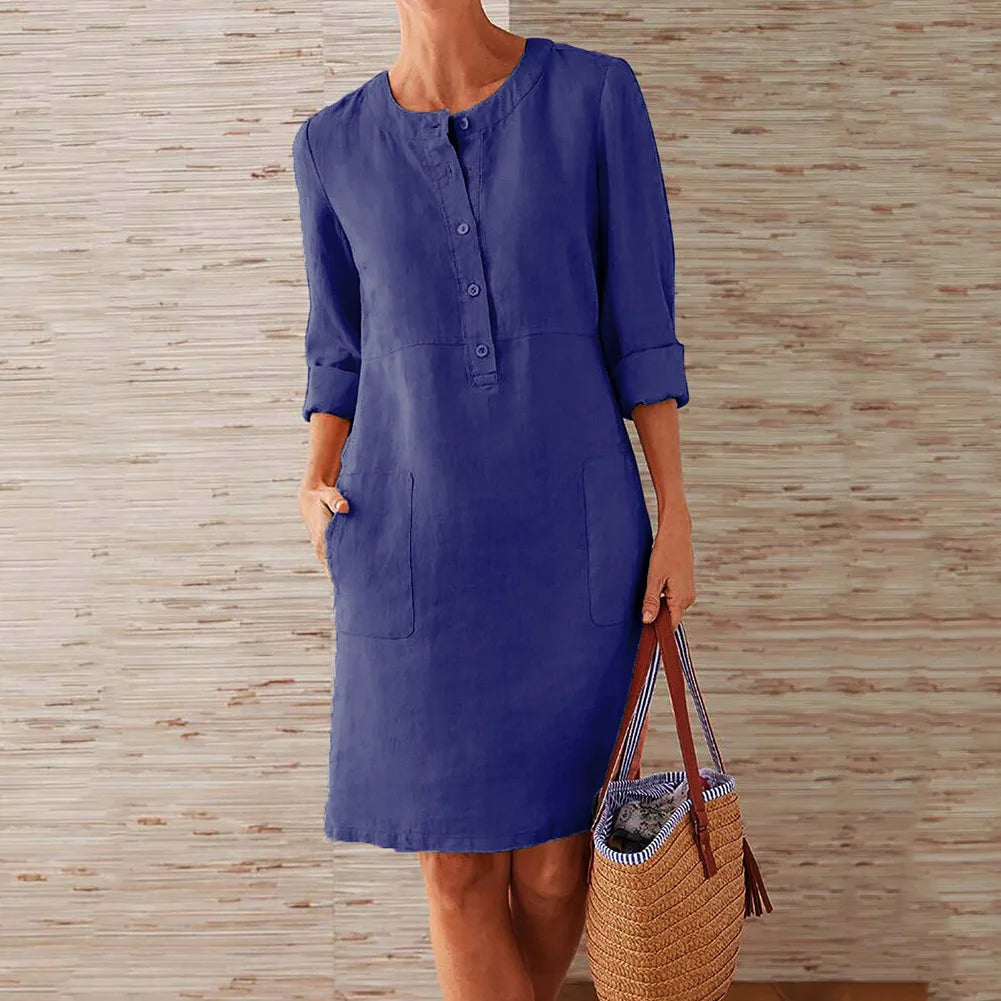 Tessa | Long Sleeve Tunic Dress