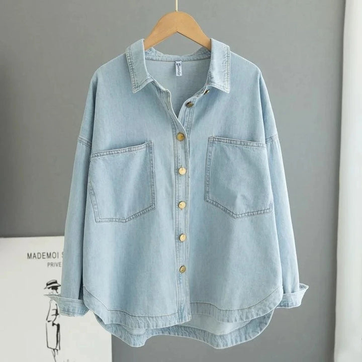 Kae | Loose Denim Blouse
