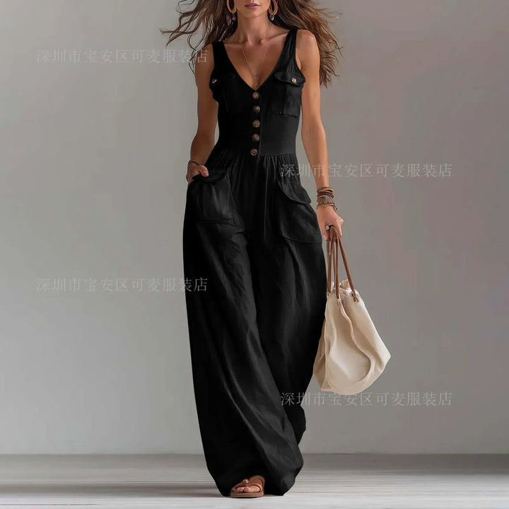 Savannah™ | Utility Wide-Leg Jumpsuit