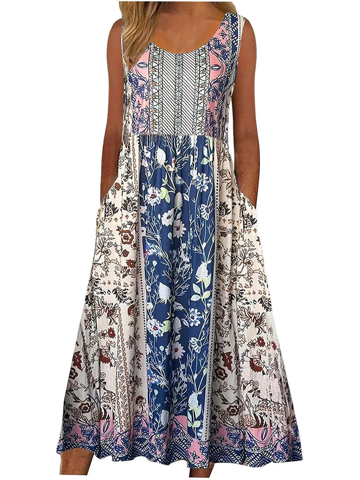 Bo | Boho Floral Pocket Sundress