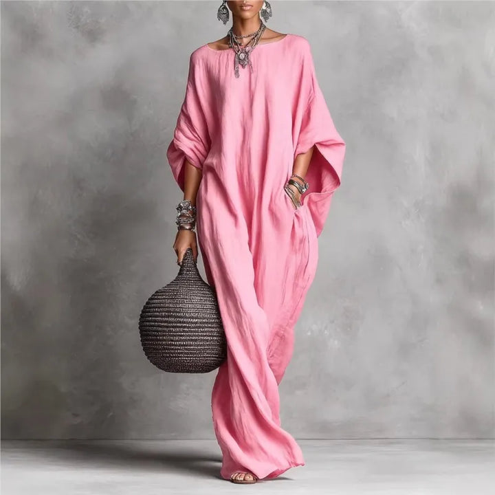 Marina™ Oversized Linen Maxi Dress