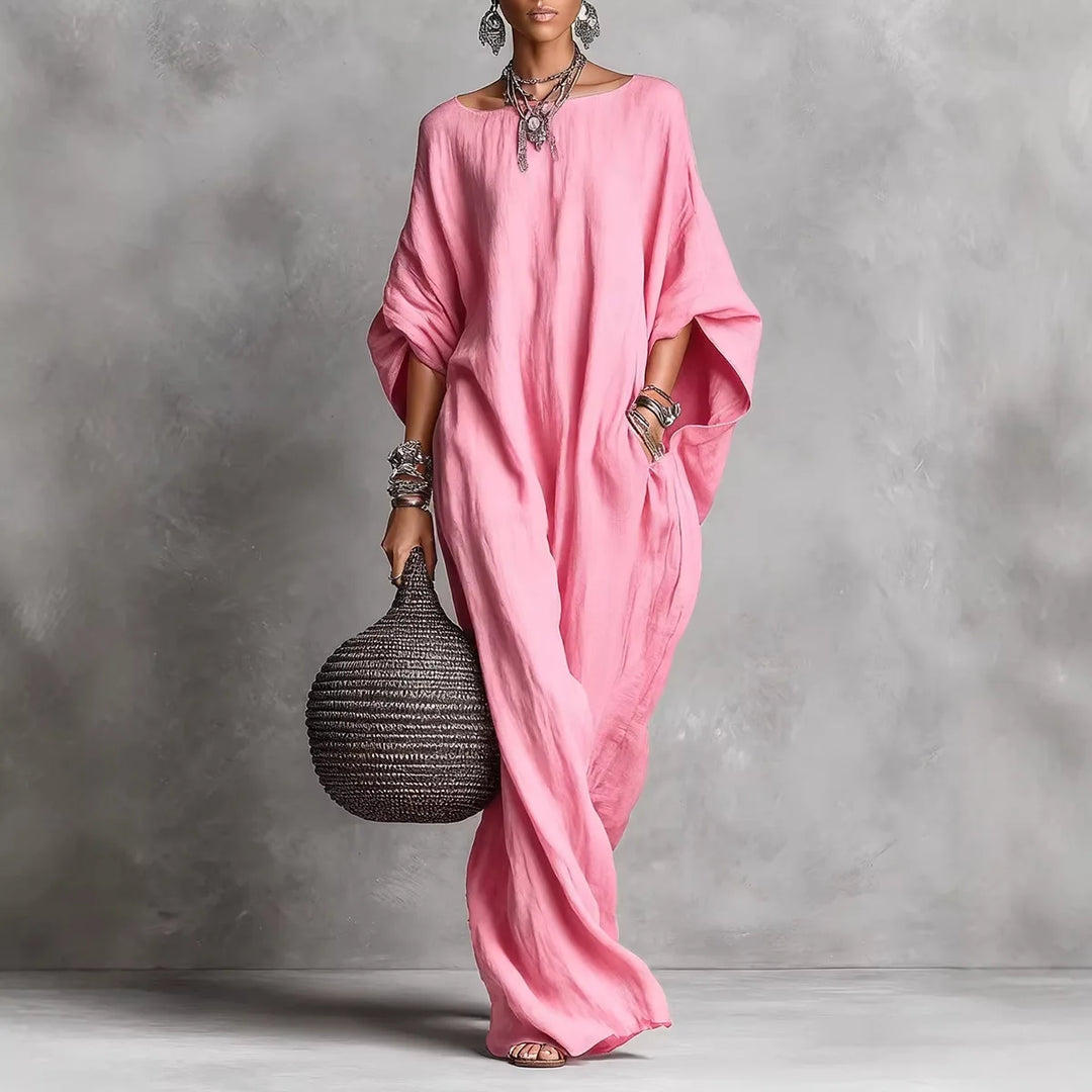 Marina™ Oversized Linen Maxi Dress