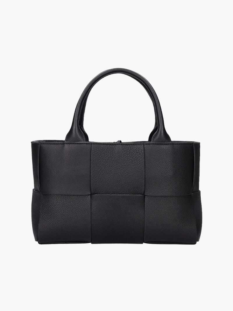 Women's handbag vegan leather – braided & elegant