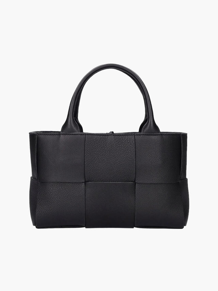 Women's handbag vegan leather – braided & elegant