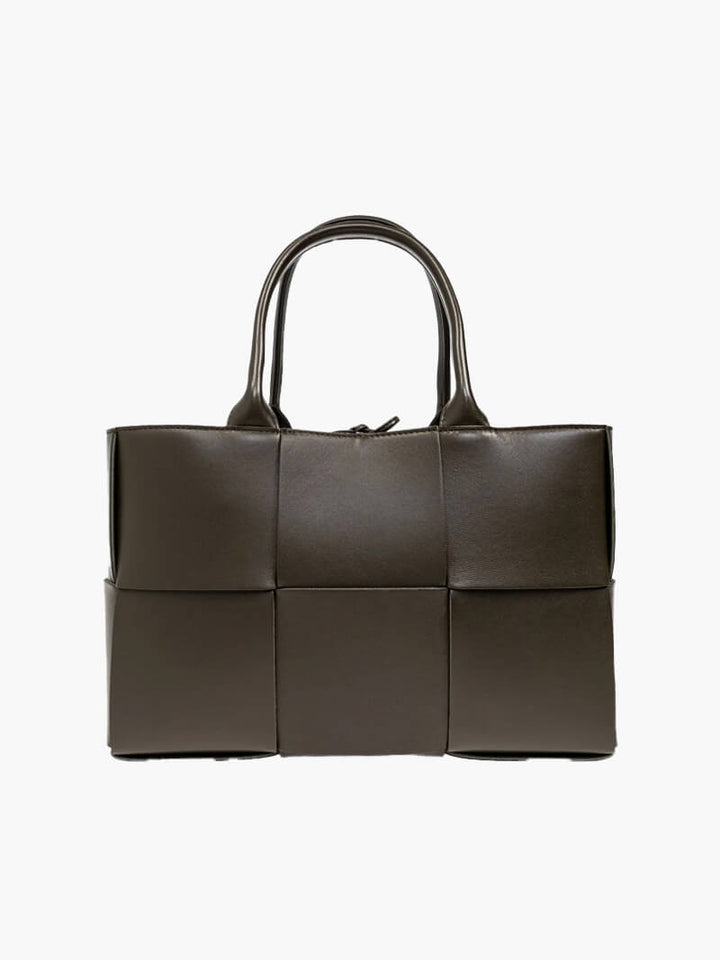 Women's handbag vegan leather – braided & elegant
