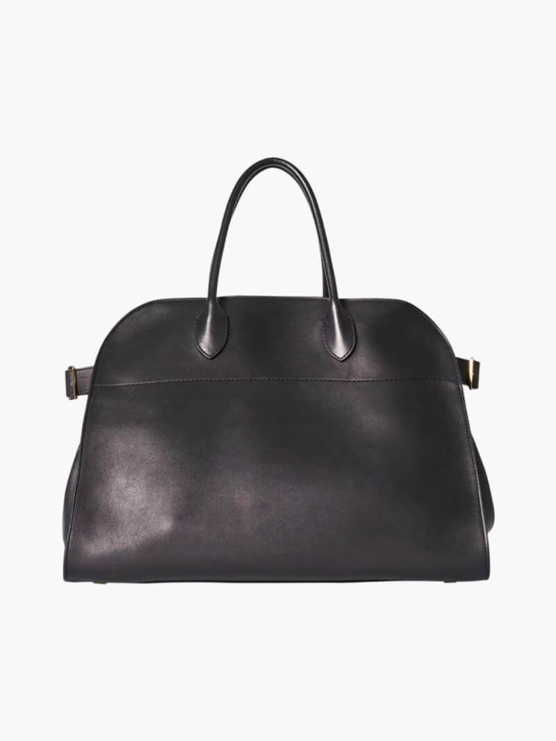 Large Women's Shopper Bag – Structured Shoulder Bag Suede/Leather