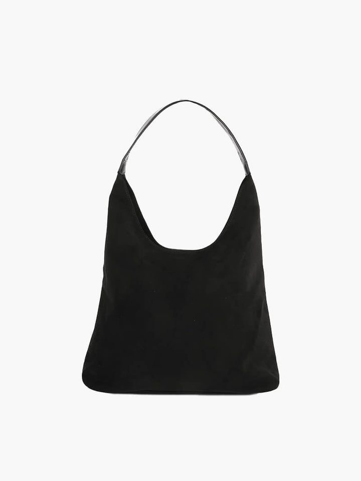 Juna | Spacious Vegan Suede Shoulder Bag