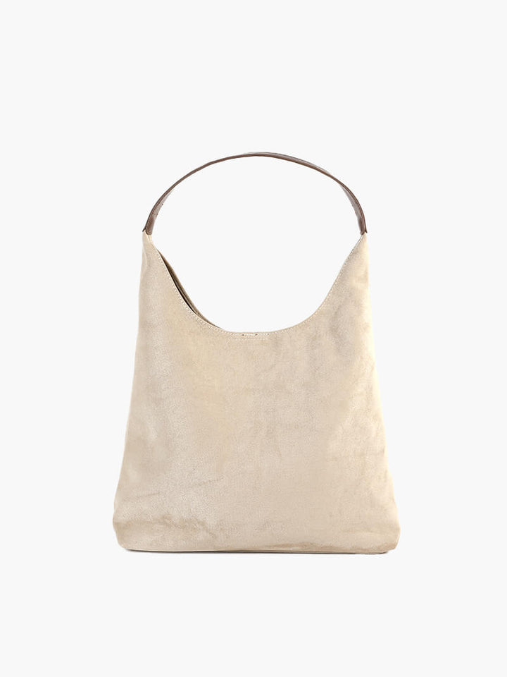 Juna | Spacious Vegan Suede Shoulder Bag