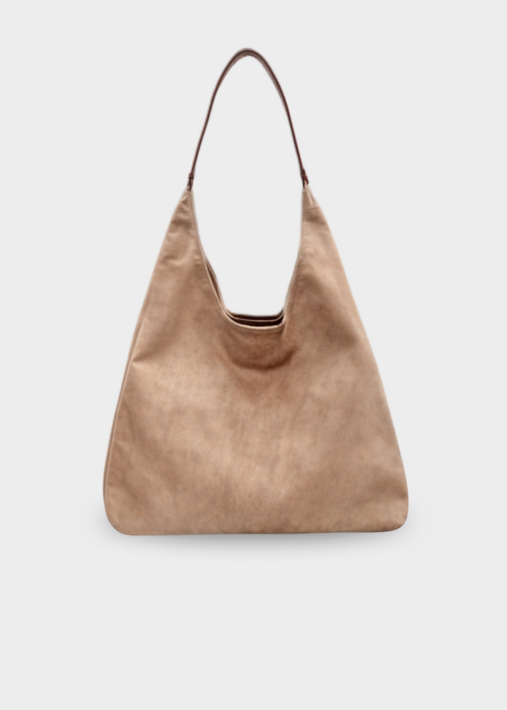 Stella | Suede Shoulder Bag with Buckle