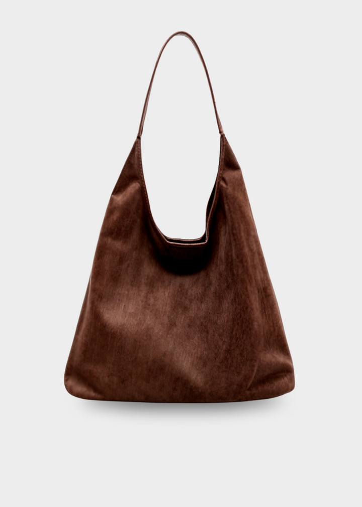 Stella | Suede Shoulder Bag with Buckle