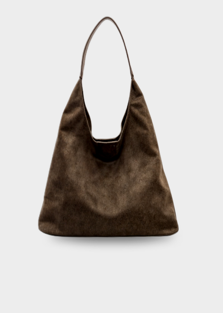 Stella | Suede Shoulder Bag with Buckle