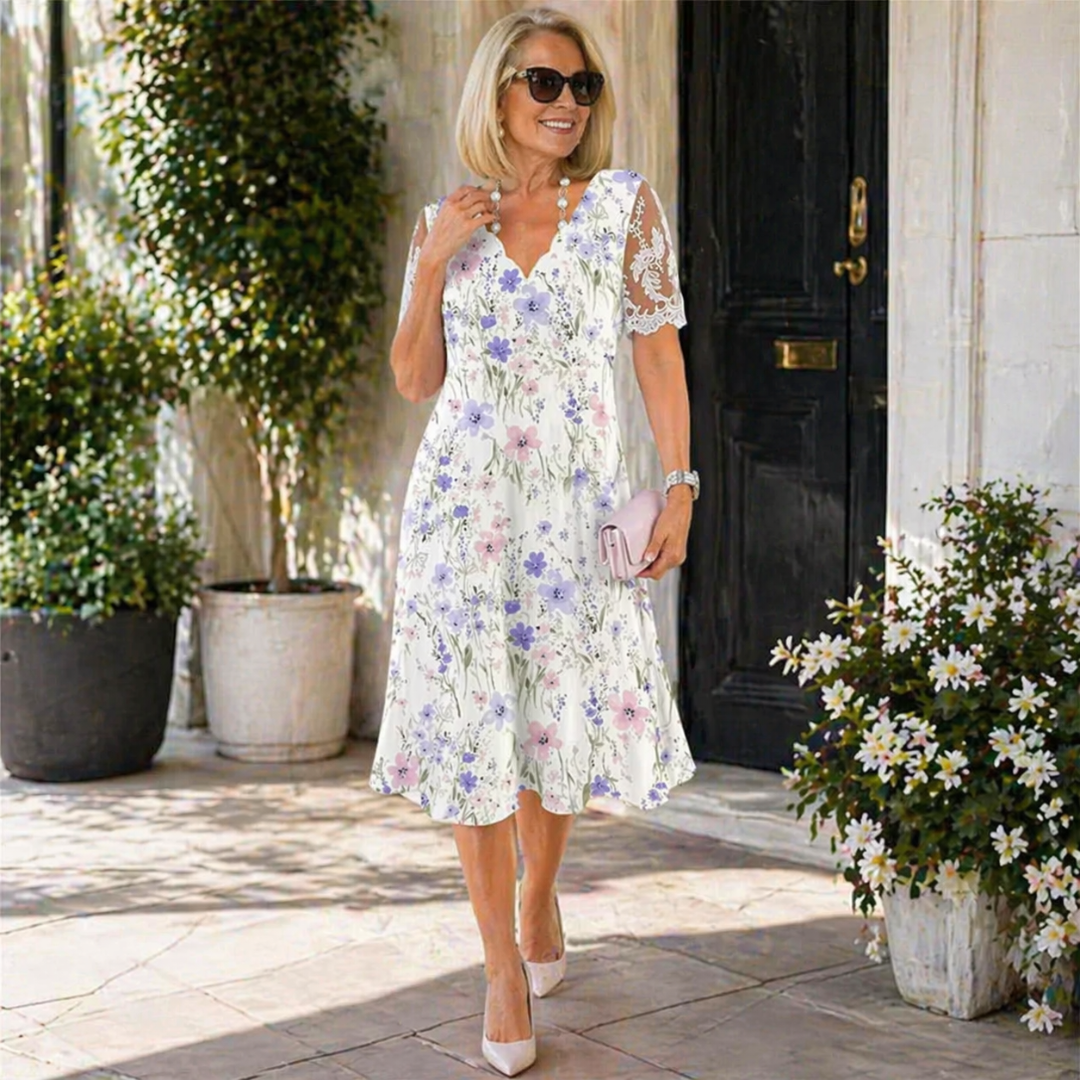 Patricia | Floral Lace Dress