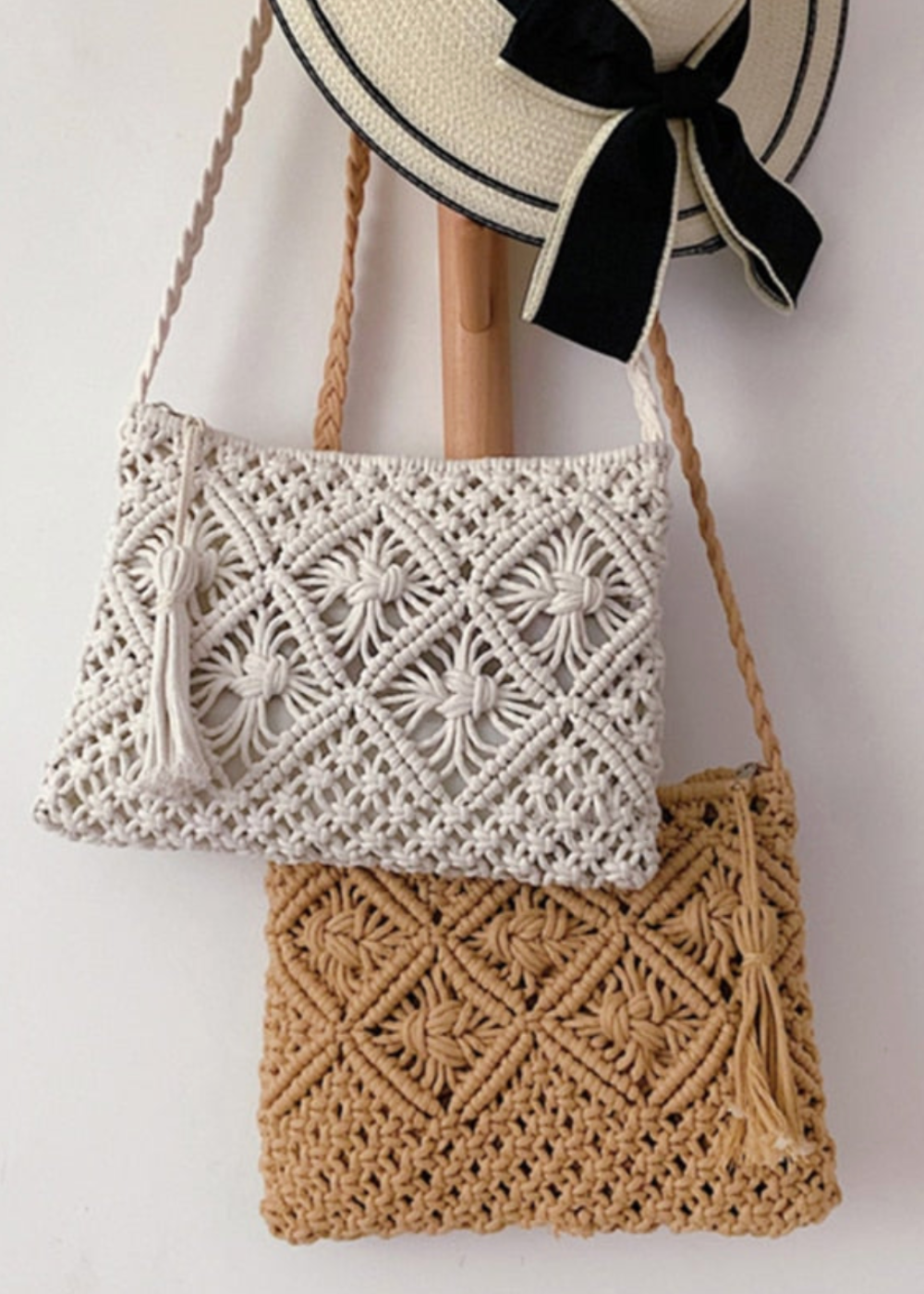 Gina | Handwoven Boho Shoulder Bag