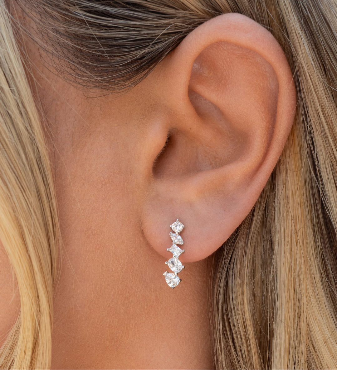 Vana Earrings | Silver