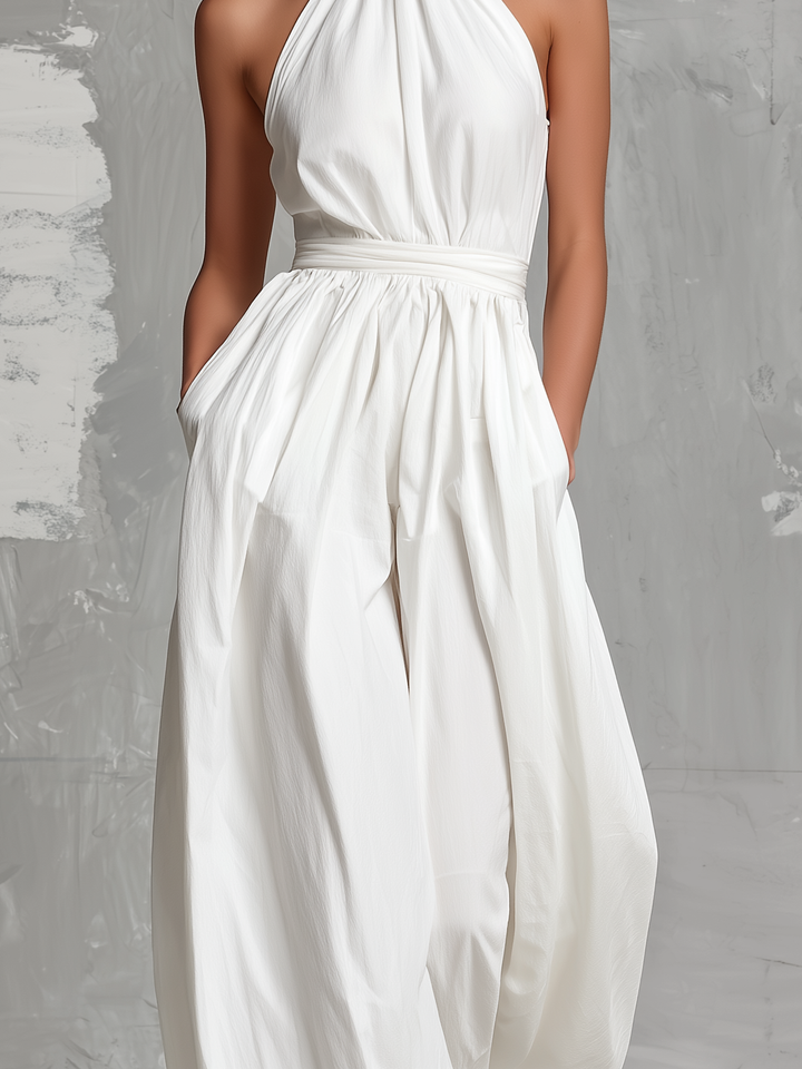 Halle | Halter-Neck Jumpsuit