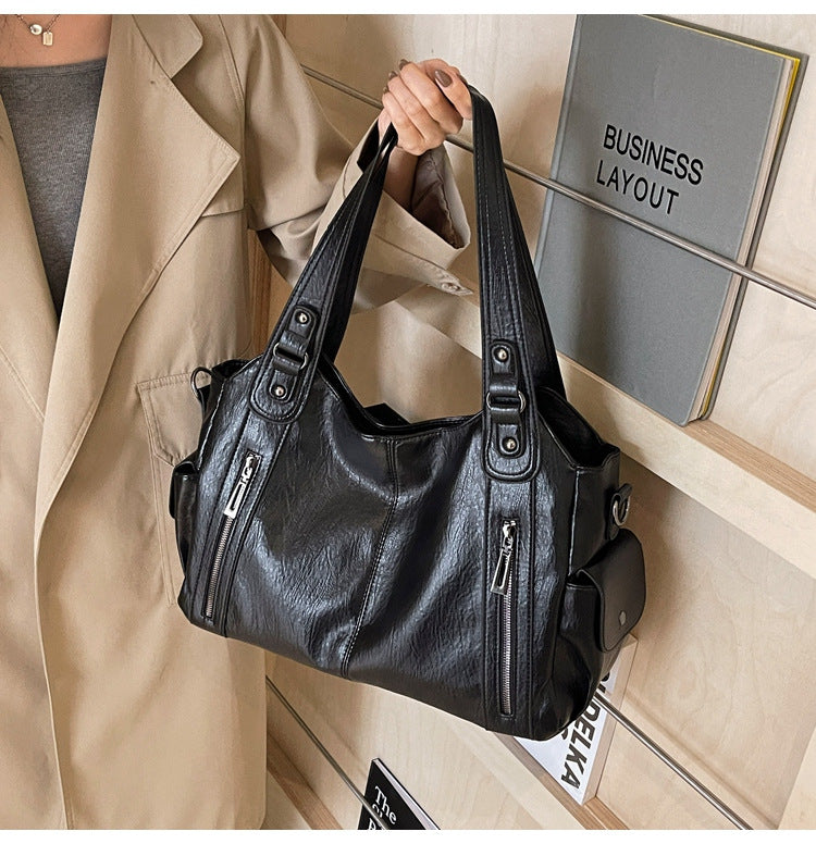 Camille | Large Vegan Shoulder Bag
